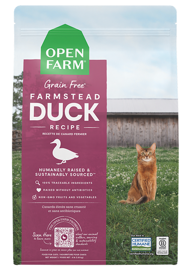 Farmstead Duck Grain-Free Cat Kibble