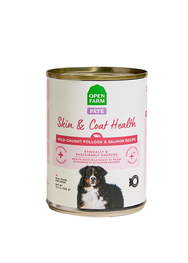 Wild-Caught Pollock & Salmon Skin & Coat Health Pâté for Dogs