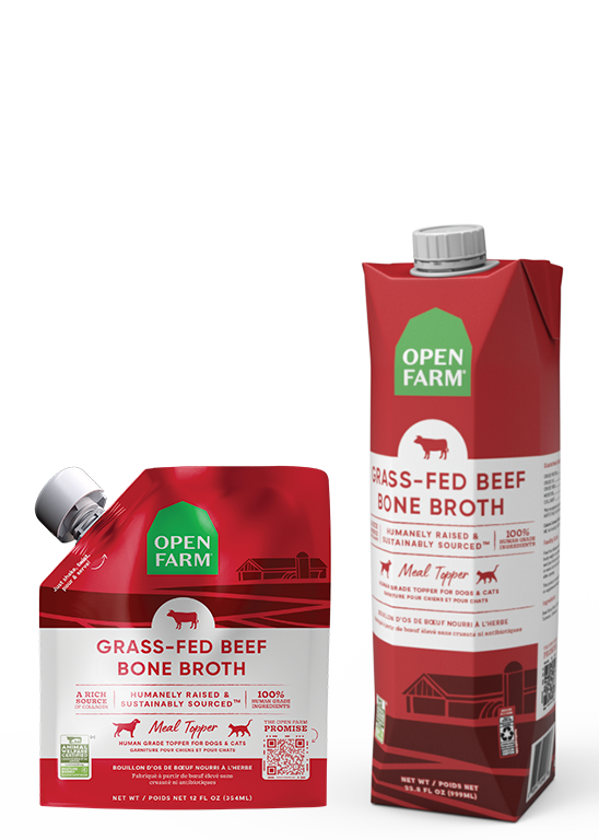 Beef Dog Bone Broth Proudly Canadian Wet Food for Dogs Open
