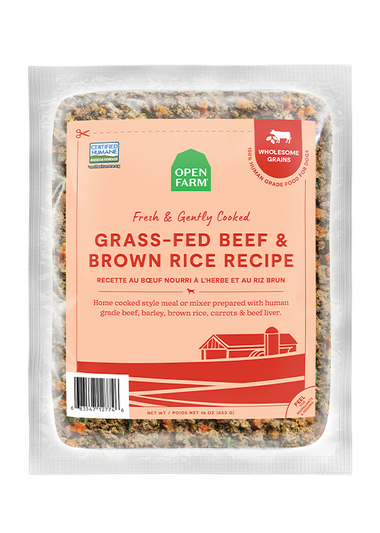 Grass-Fed Beef & Brown Rice Gently Cooked Recipe
