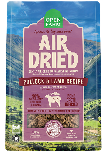 Pollock & Lamb Air Dried Recipe for Dogs