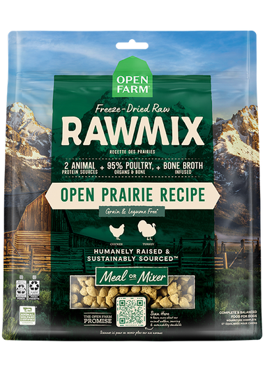 RawMix Open Prairie Freeze Dried Raw Morsels for Dogs