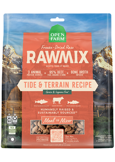 RawMix Tide & Terrain Freeze Dried Raw Morsels for Dogs