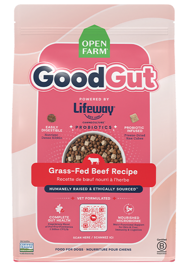GoodGut Grass Fed Beef Dog Kibble