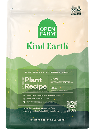 Kind Earth Plant-Based Dog Kibble