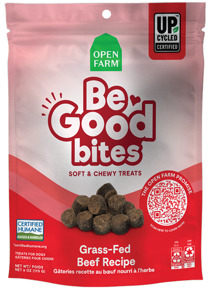 Be Good Bites Beef Treats | Proudly Canadian Dog Food | Open Farm