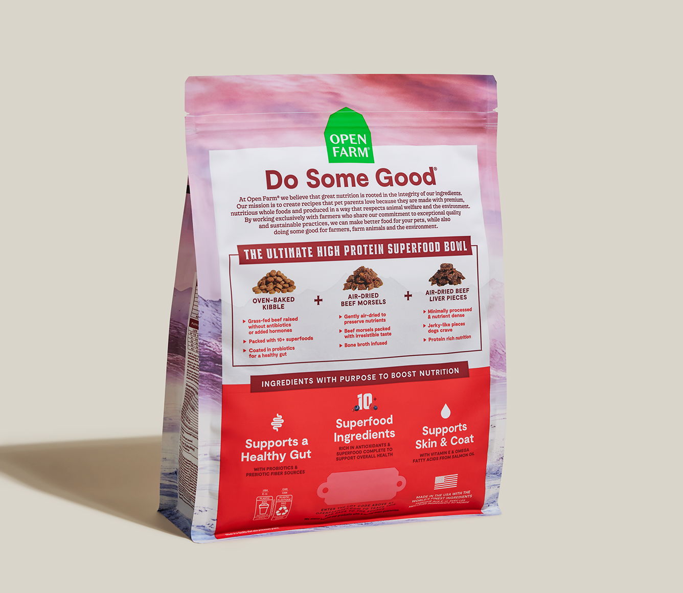 Epic Blend Beef & Superfood Grain-Free Dog Kibble – Open Farm - Canada