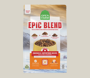 Epic Blend Chicken & Superfood Grain-Free Dog Kibble