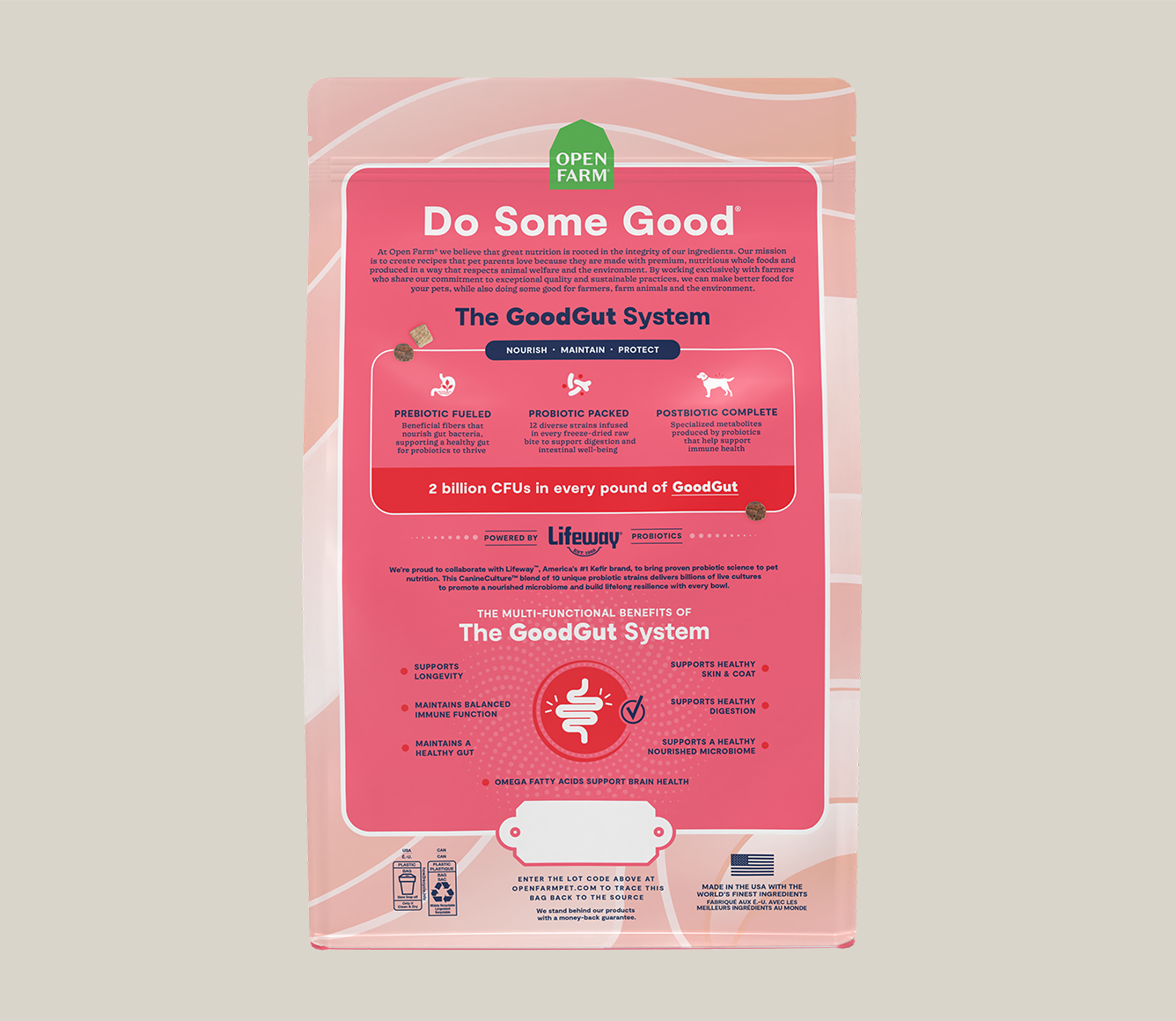 GoodGut Grass Fed Beef Dog Kibble