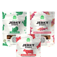 Jerky Strips Treat Variety Pack for Dogs