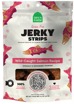 Grain-Free Wild-Caught Salmon Jerky Strips