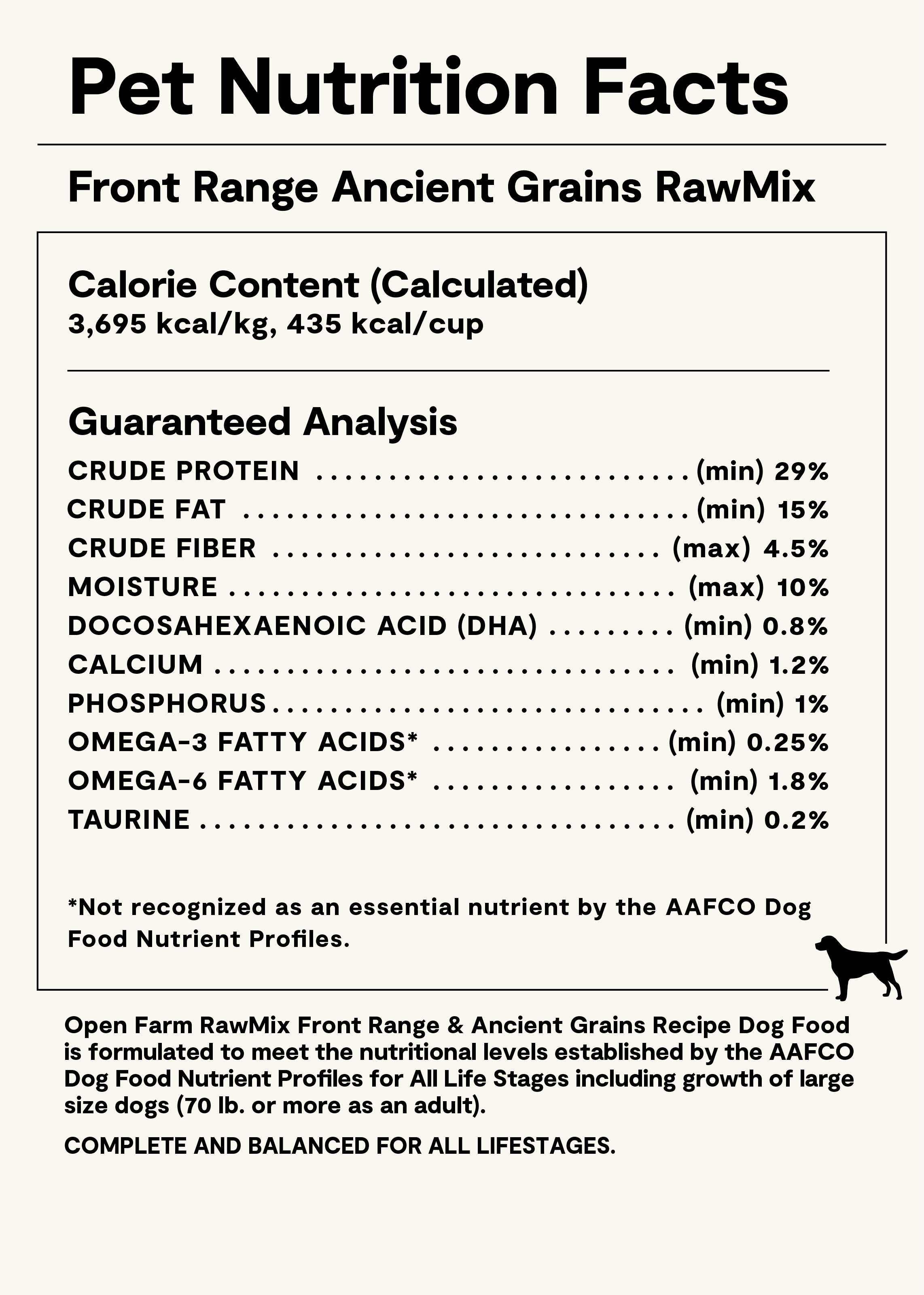 Front Range RawMix Dog Kibble with Ancient Grains | Proudly Canadian ...