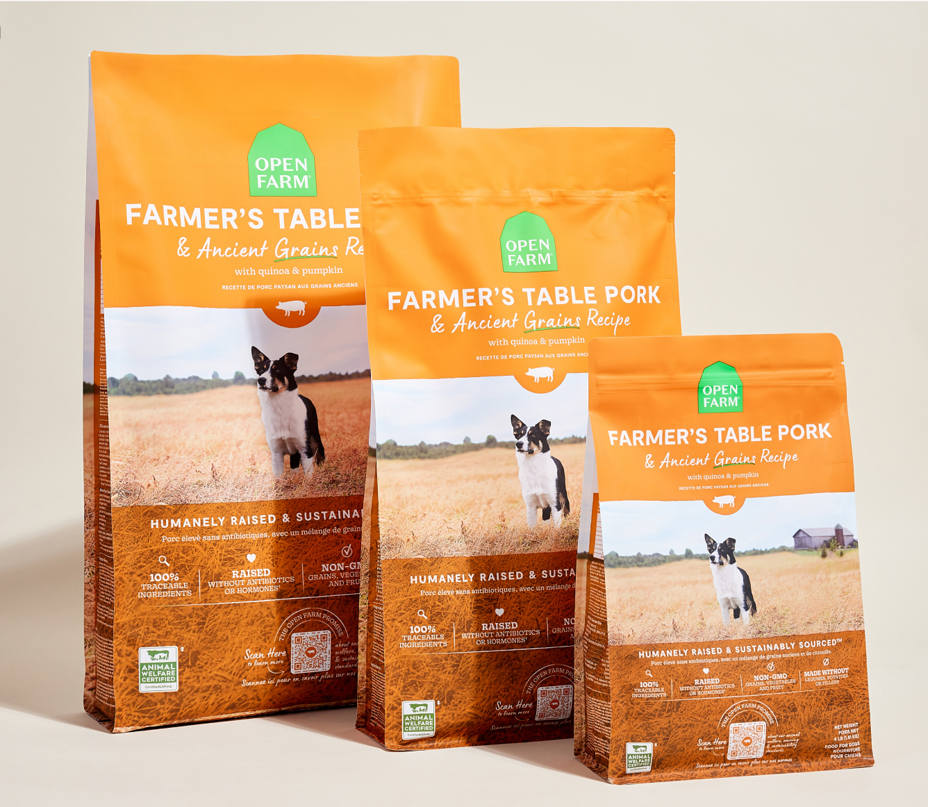 Farmer's Table Pork & Ancient Grains Dog Kibble