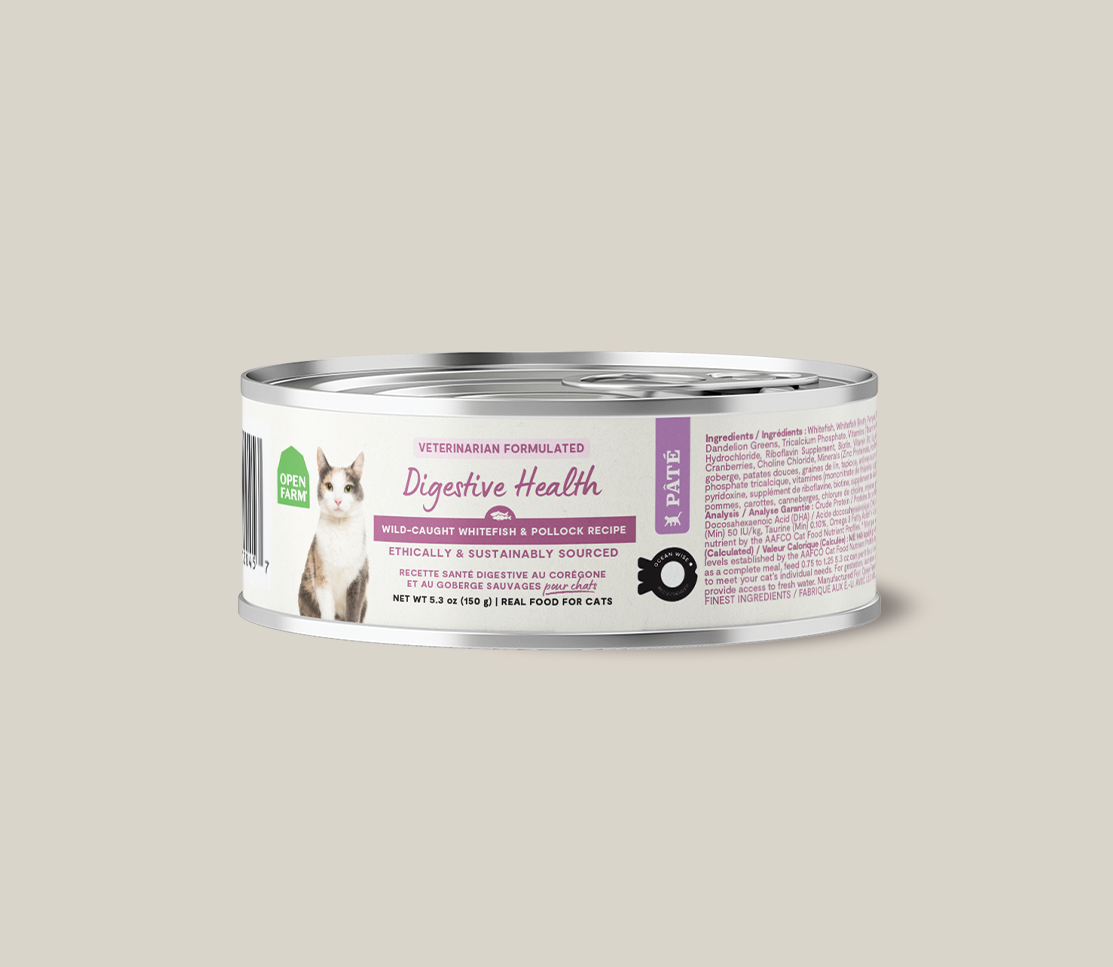 Wild-Caught Whitefish & Pollock Digestive Health Pâté for Cats