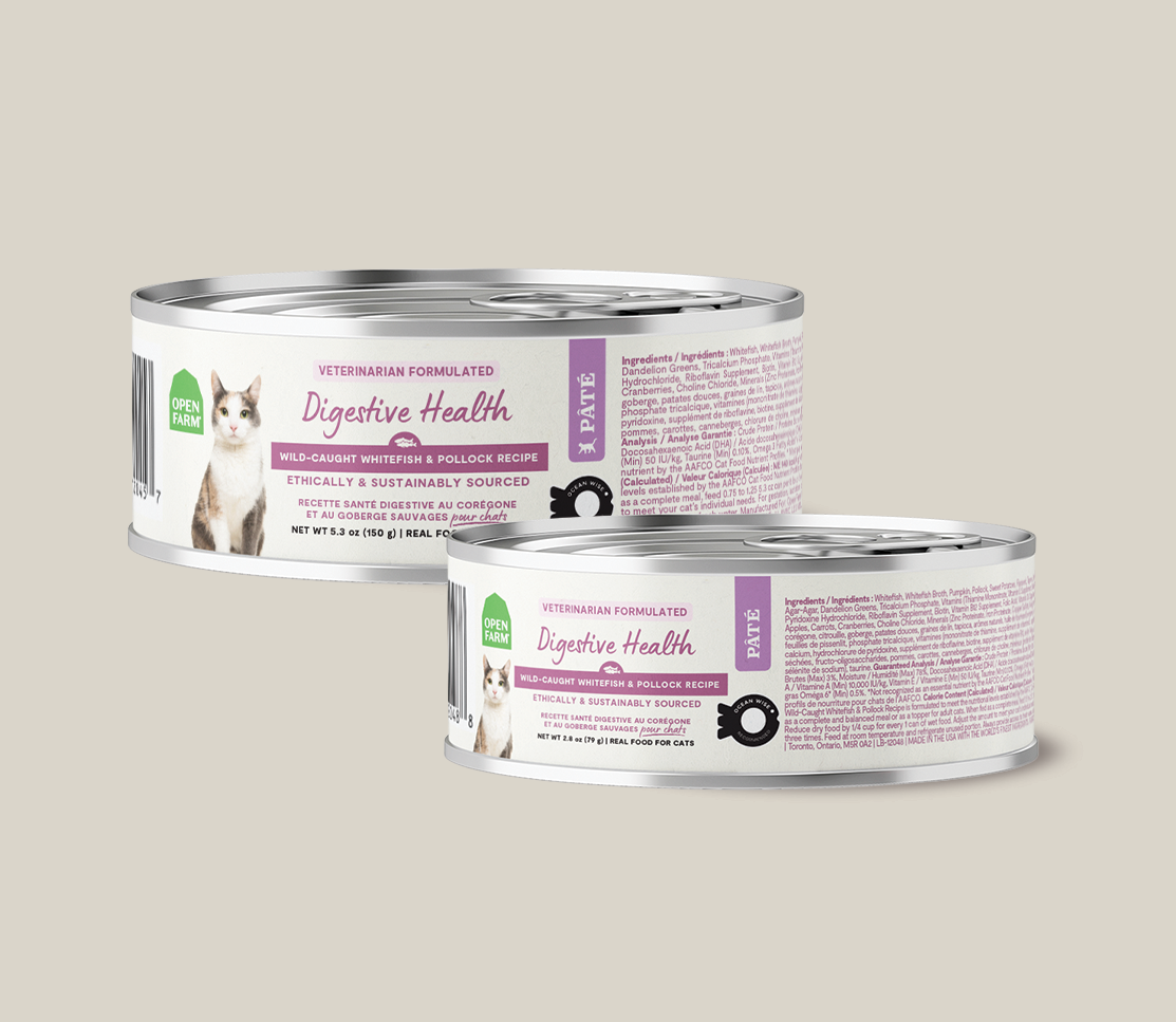 Wild-Caught Whitefish & Pollock Digestive Health Pâté for Cats