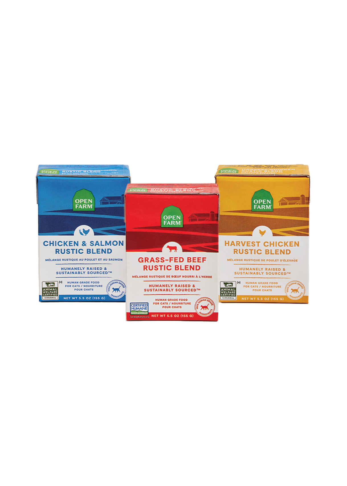 Rustic Blend Variety Pack for Cats – Open Farm - Canada