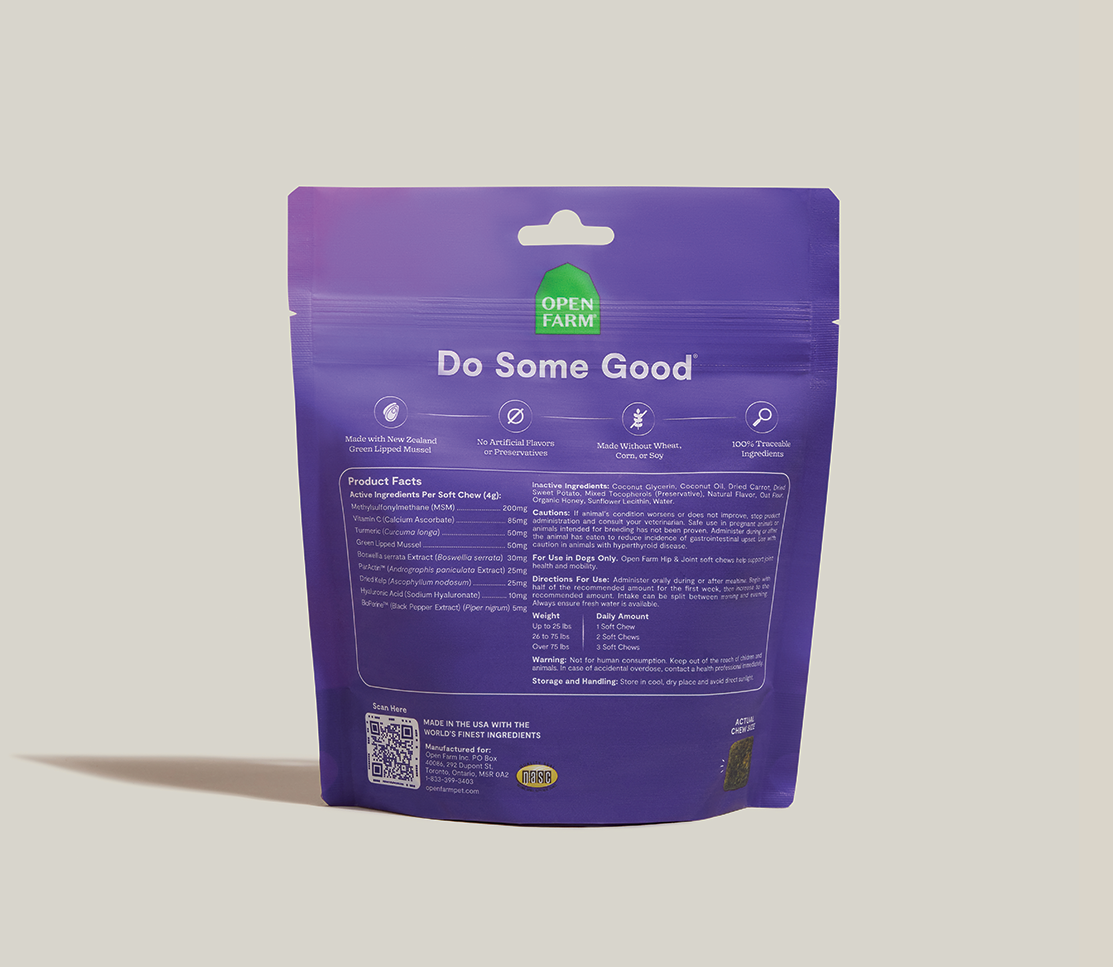 Hip & Joint Supplement Chews for Dogs