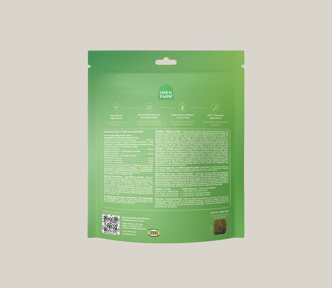 Immune Supplement Chews for Dogs