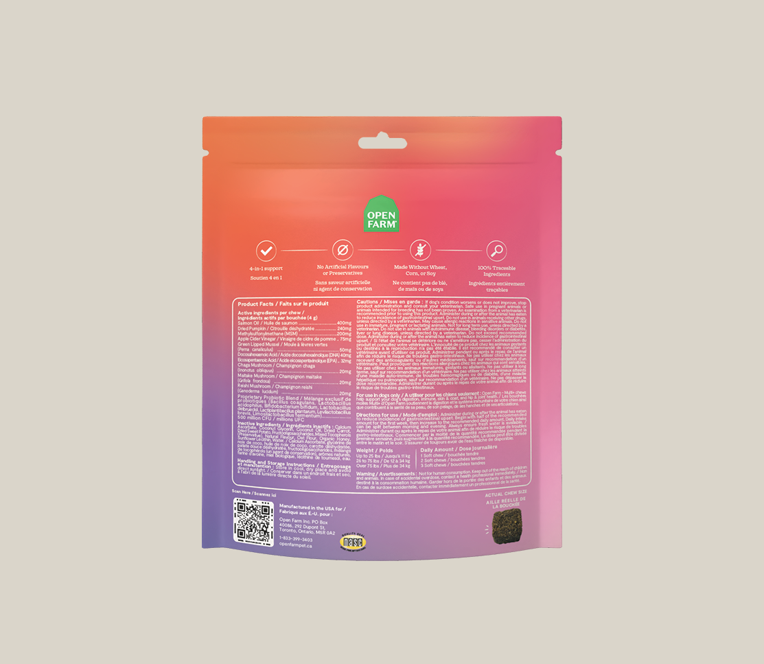 Multi+ Supplement Chews for Dogs