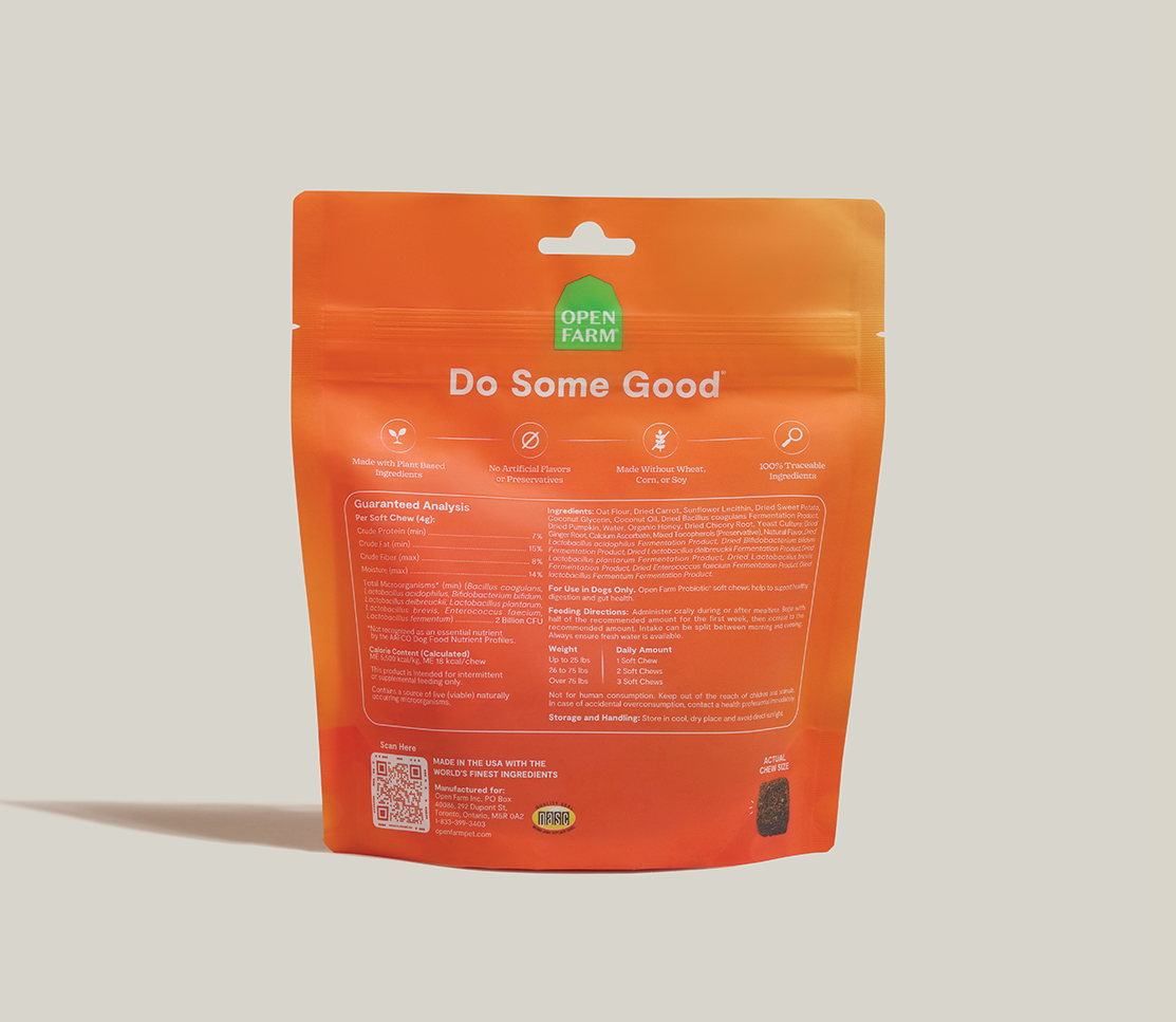 Probiotic Supplement Chews for Dogs