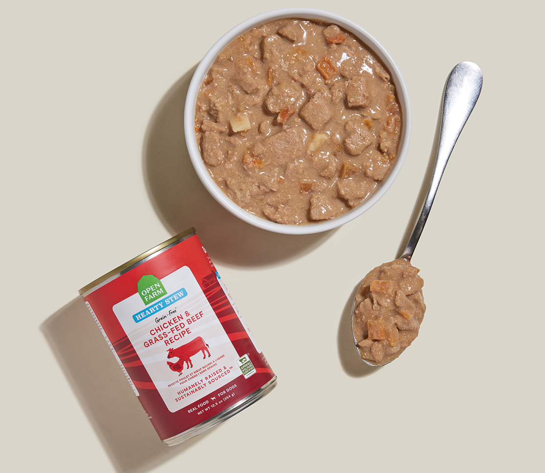 Chicken & Grass-Fed Beef Hearty Stew Wet Dog Food