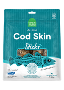 Icelandic Air-Dried Cod Skins Dog Treat Sticks