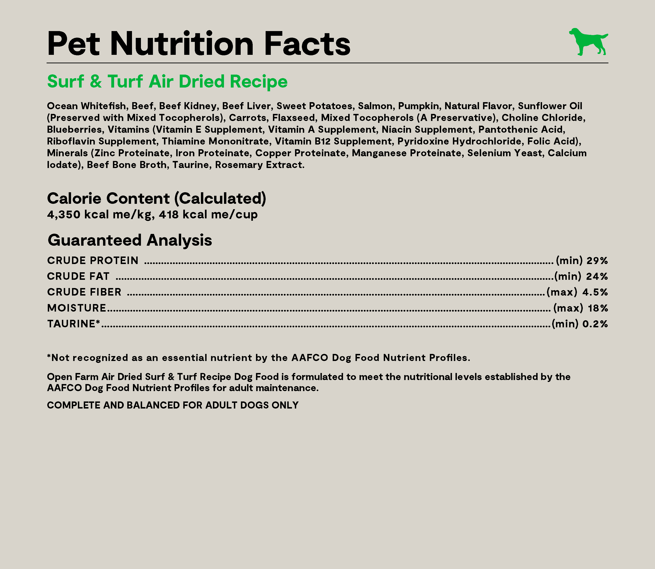 Surf & Turf Air Dried Recipe for Dogs