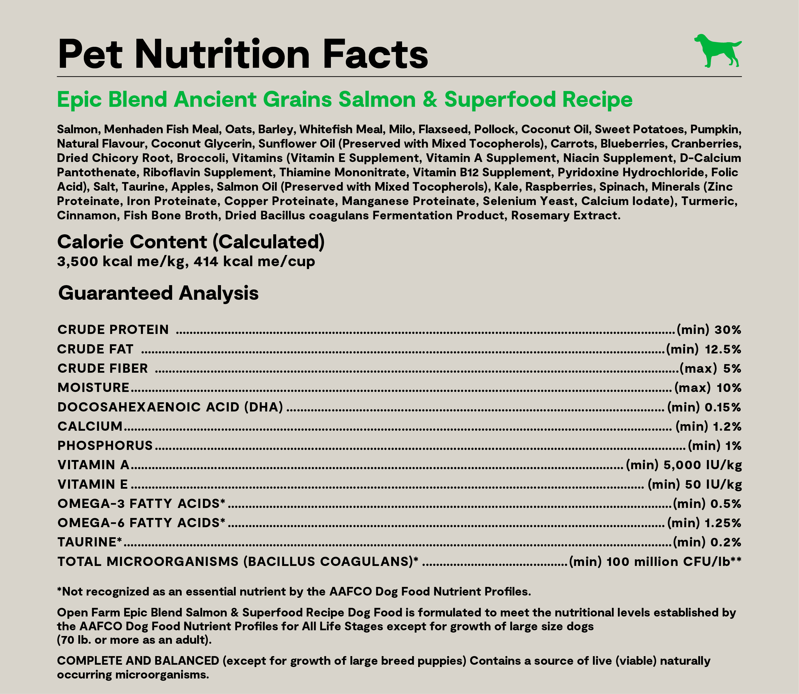 Epic Blend Salmon & Superfood Dry Dog Food