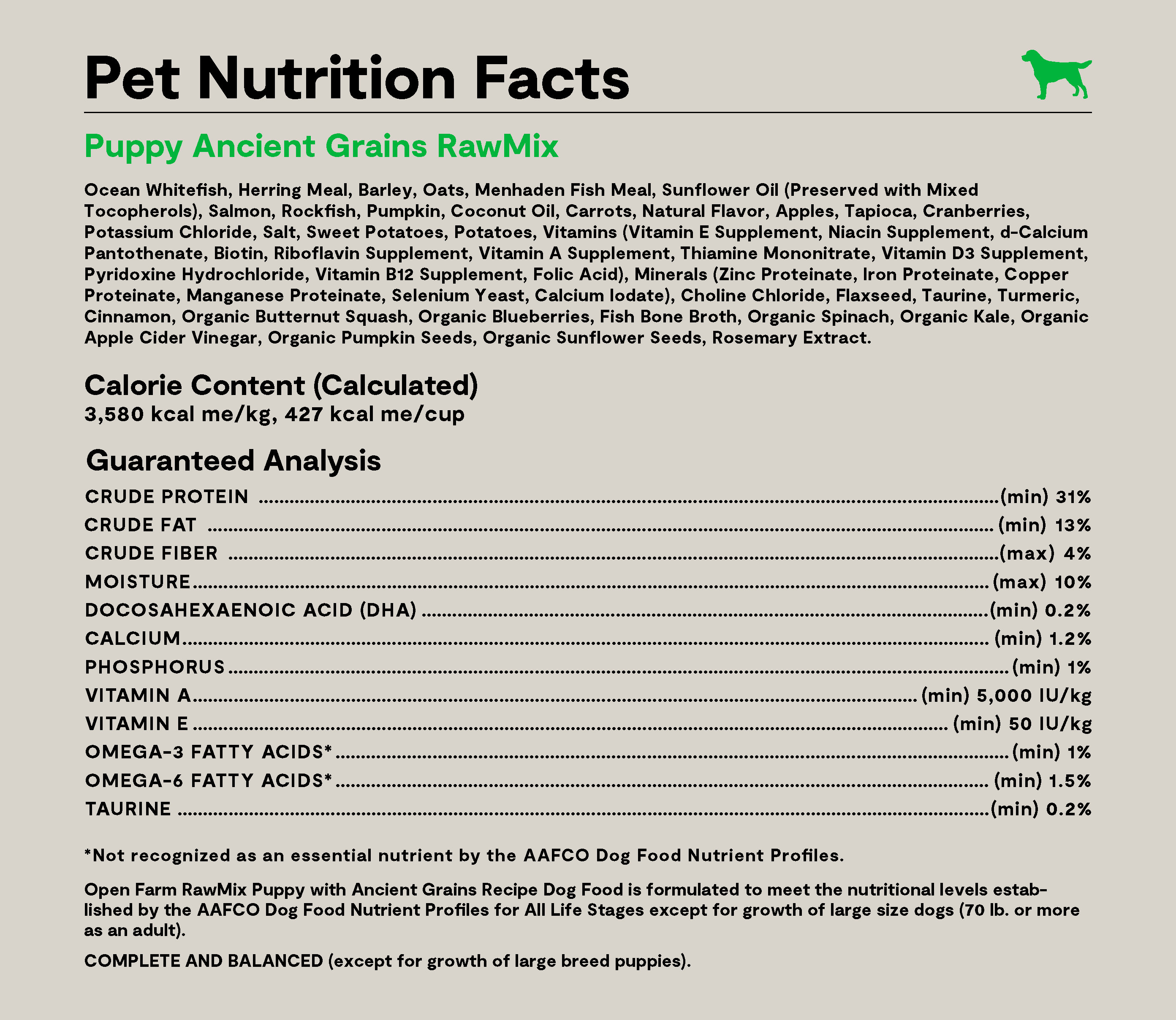 RawMix Ancient Grains Puppy Kibble