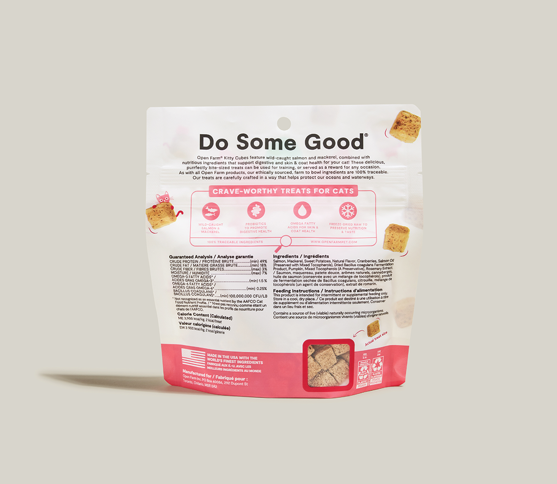 Salmon & Mackerel Kitty Cube Treats