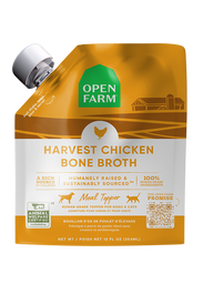 Bouillon d'os de poulet Harvest pour chats