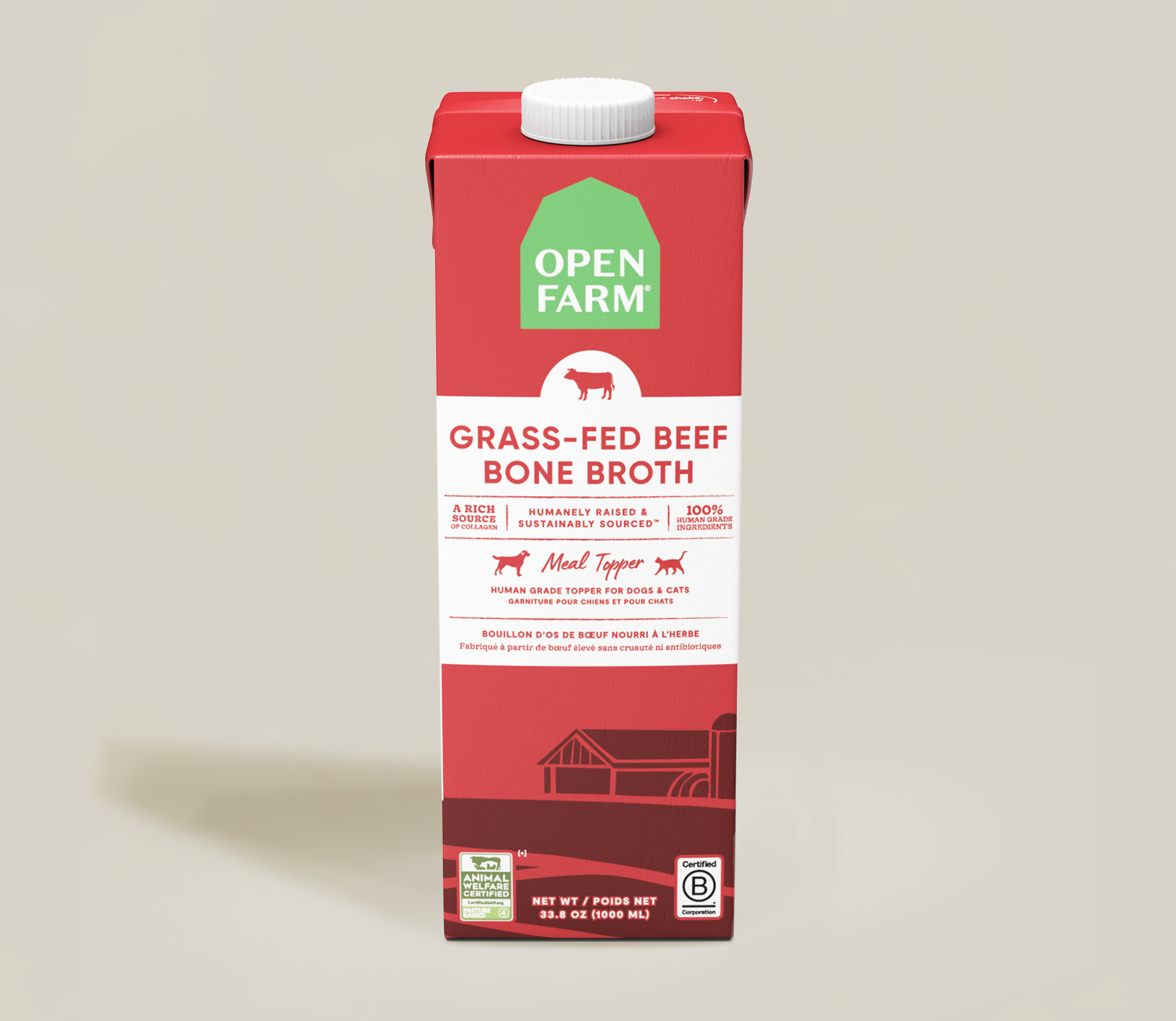 Grass-Fed Beef Bone Broth For Cats