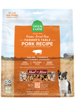Farmer's Table Pork Freeze Dried Raw Morsels for Dogs