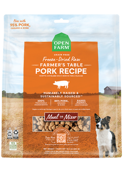 Farmer’s Table Pork Freeze Dried Raw Dog Food