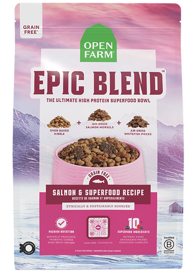 Epic Blend Salmon & Superfood Grain-Free Dog Kibble