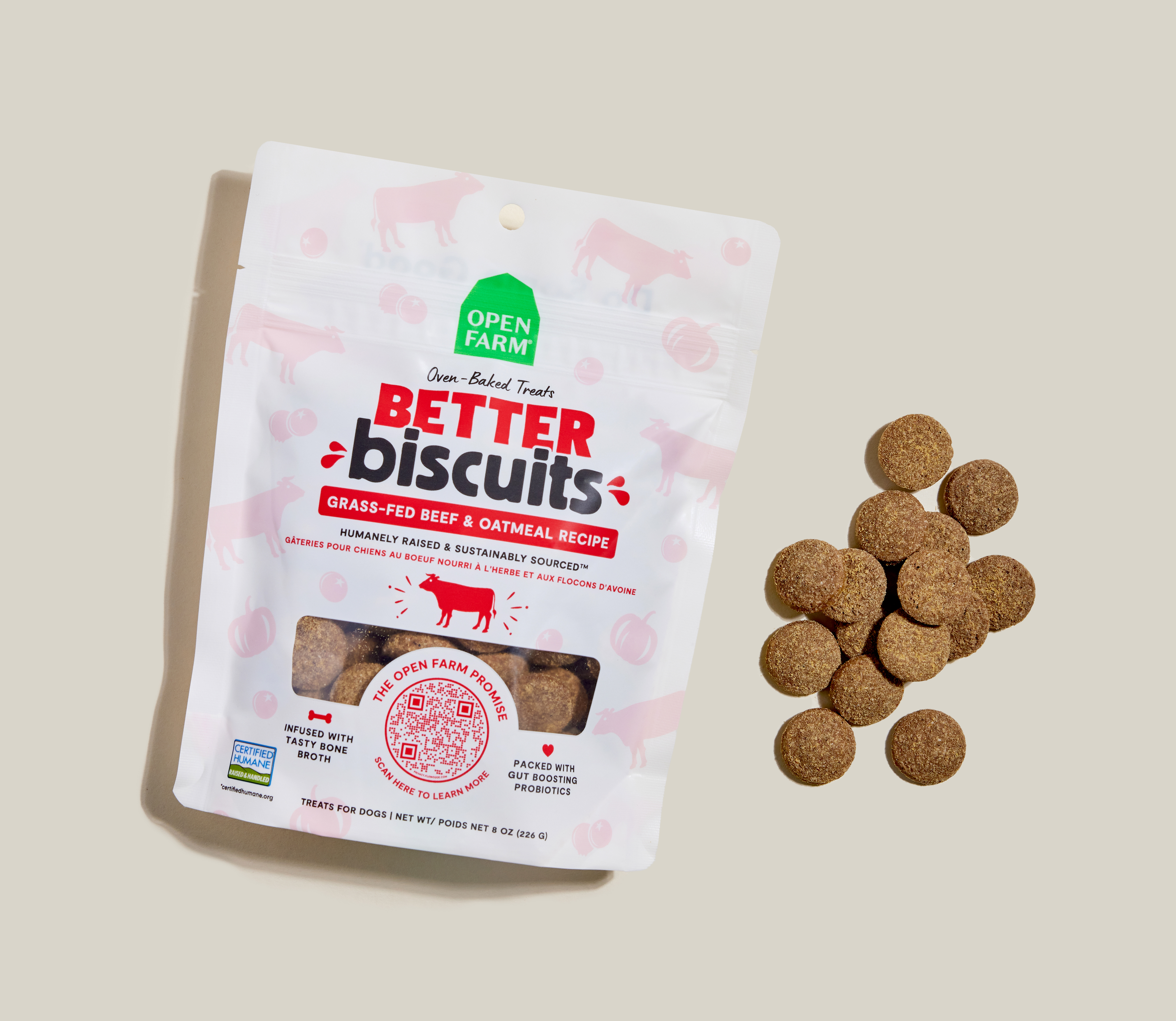 Better Biscuits Grass-Fed Beef & Oatmeal Treats