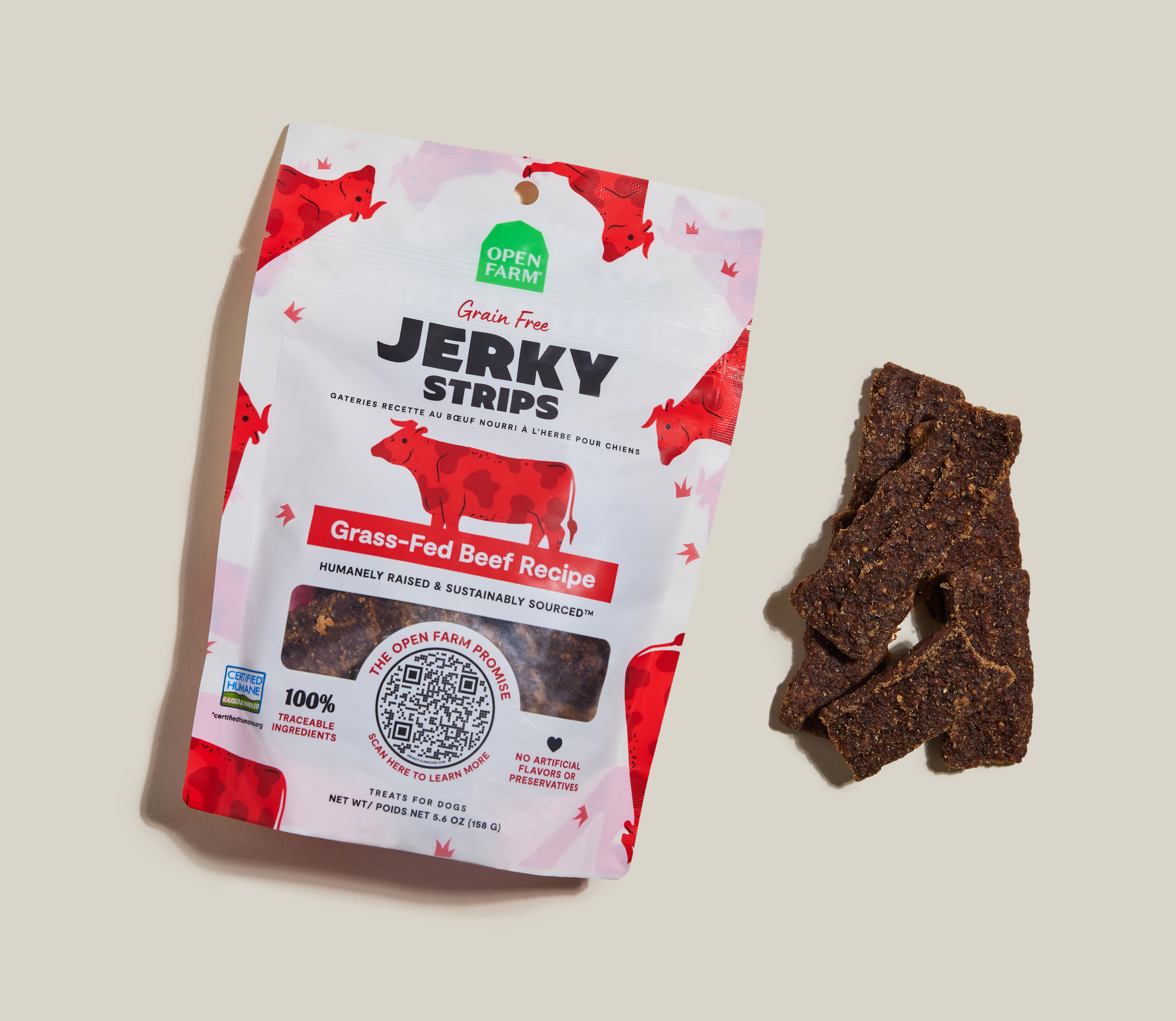 Grain-Free Grass-Fed Beef Jerky Strips