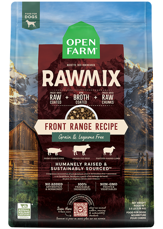 Front Range sans grains  RawMix pour chiens