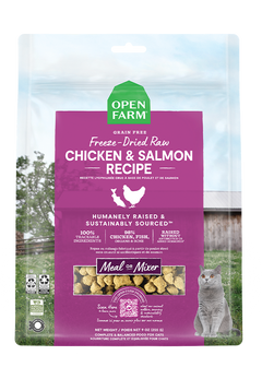 Chicken & Salmon Freeze Dried Raw Cat Food