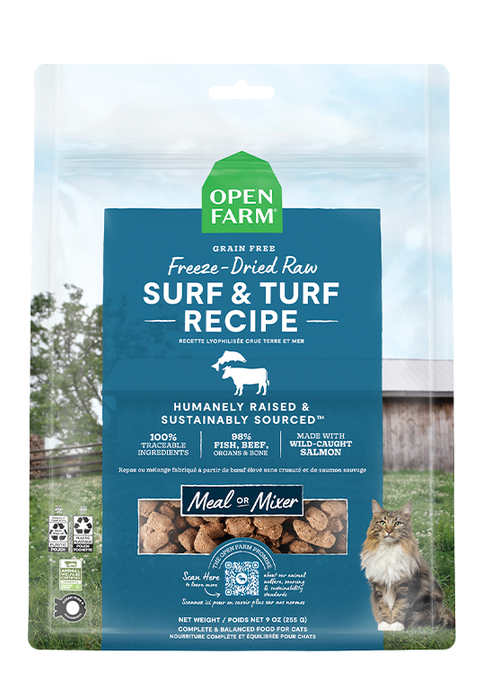 Surf & Turf Freeze Dried Raw Cat Food