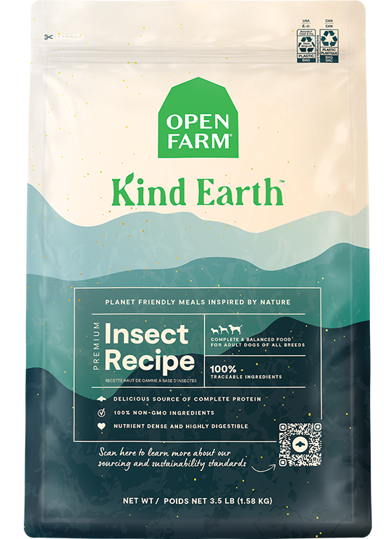 Recette de croquettes d’insectes de qualité supérieure Kind Earth